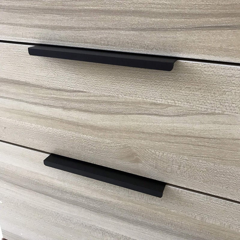 Jetland Cabinets Drawers Edge Pulls - 12-Pack, 2" Overall Length, Black, Concealed Tab Pulls for Kitchen Garage Cabinet Drawers, PW5018B51L - Image 4